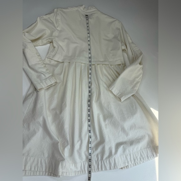 April Cornell Embroidered Indian Cotton Long Sleeve Dress Womens Small - Picture 8 of 15
